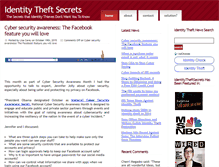 Tablet Screenshot of identitytheftsecrets.com